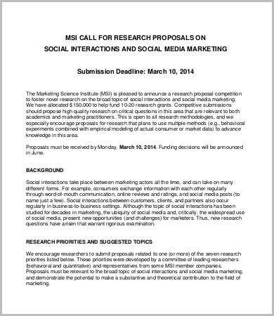 topics for marketing research paper